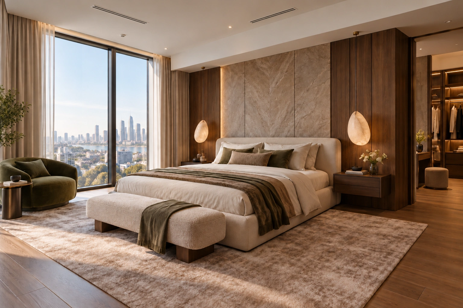 Квартира 180 м² — рендер интерьера